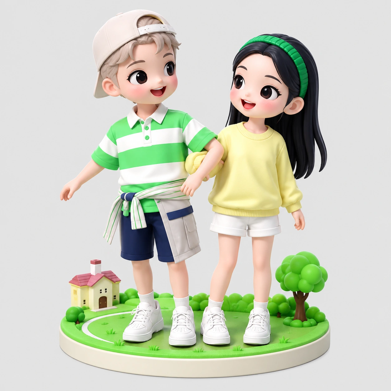 Couple Scene Figurine — supplier catalog illustration