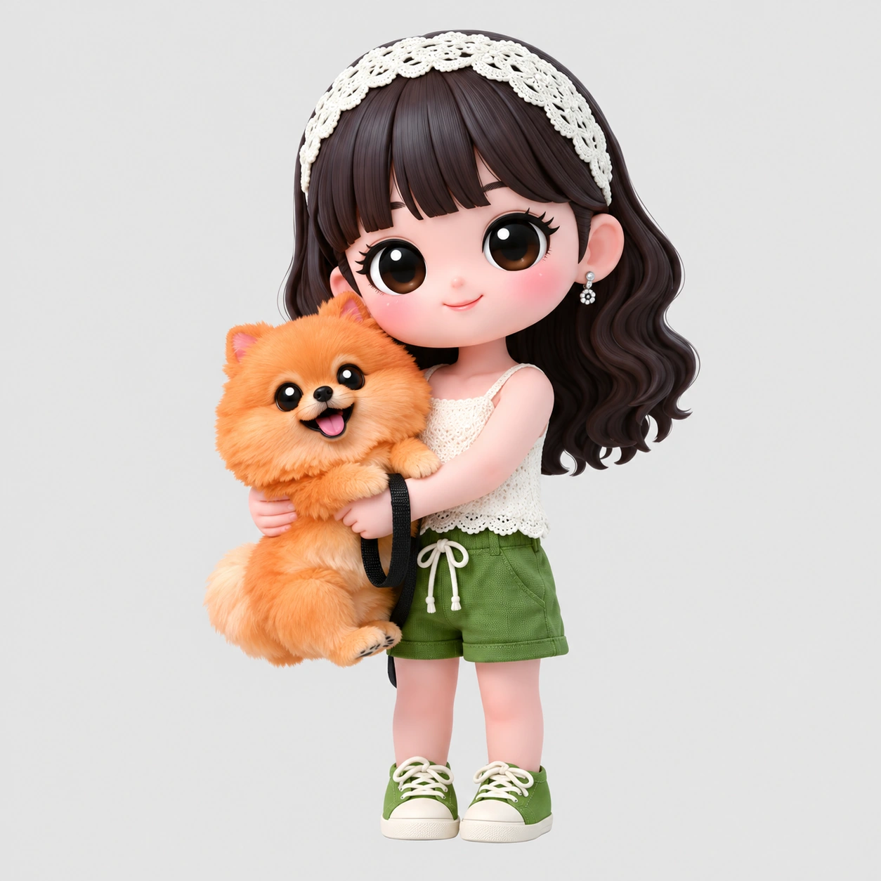 Person & Pet Figurine — supplier catalog illustration