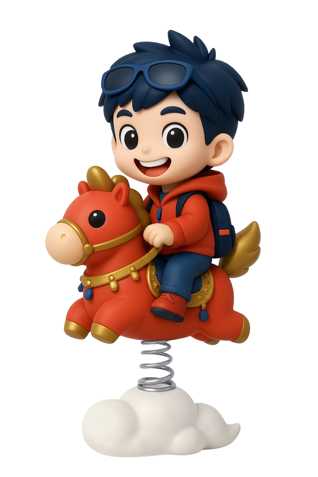 Spring Rocker Figurine — supplier catalog illustration
